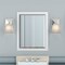 Alaterre Furniture Bennet 2pc Wooden Bathroom Vanity Set - 60-in. L Vanity, 24-in. L Rectangular Mirror, White AVAN6000WHA - alternate 2